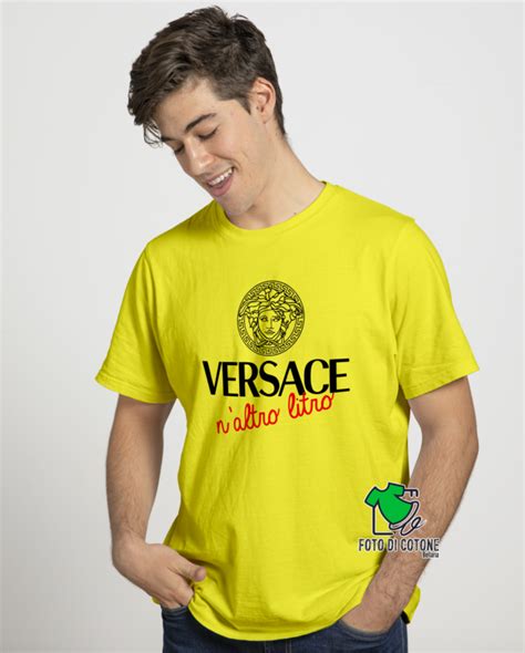 versace n'altro litro maglietta|magliette versace outlet.